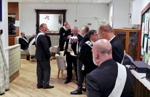W.Kts getting robed ready for the Annual meeting