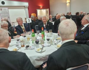 Heads of Companion Orders enjoying themself at the luncheon following the Annual Meeting