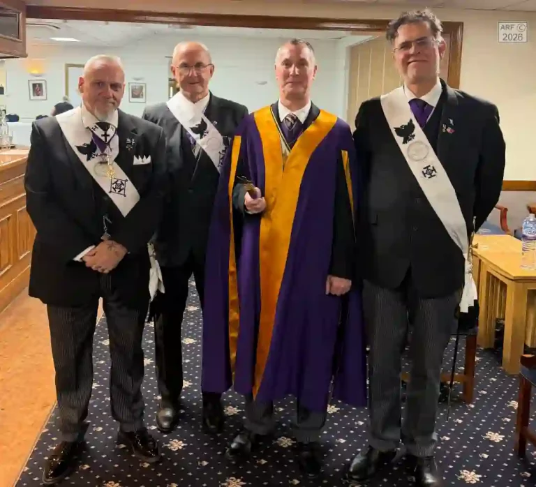The Intendant General with the members of the Sepulchre Guard at the Milvian Bridge Conclave meeting.