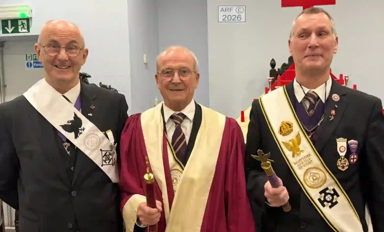 The MPS, Intendant General and W.Kt. Andrew Ferguson (who received both his Red Cross of Constantine and Appendant Orders certificates)